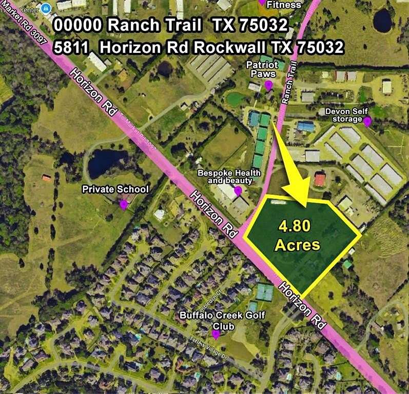 2.3 Acres of Improved Mixed-Use Land for Sale in Rockwall, Texas