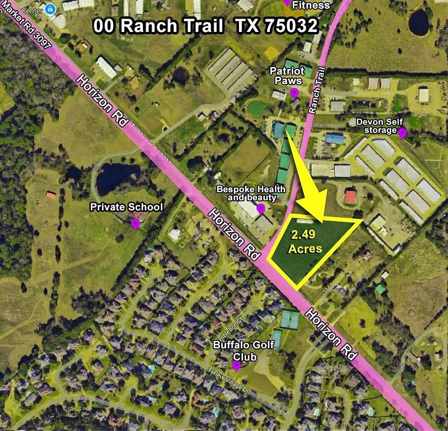 2.3 Acres of Improved Mixed-Use Land for Sale in Rockwall, Texas