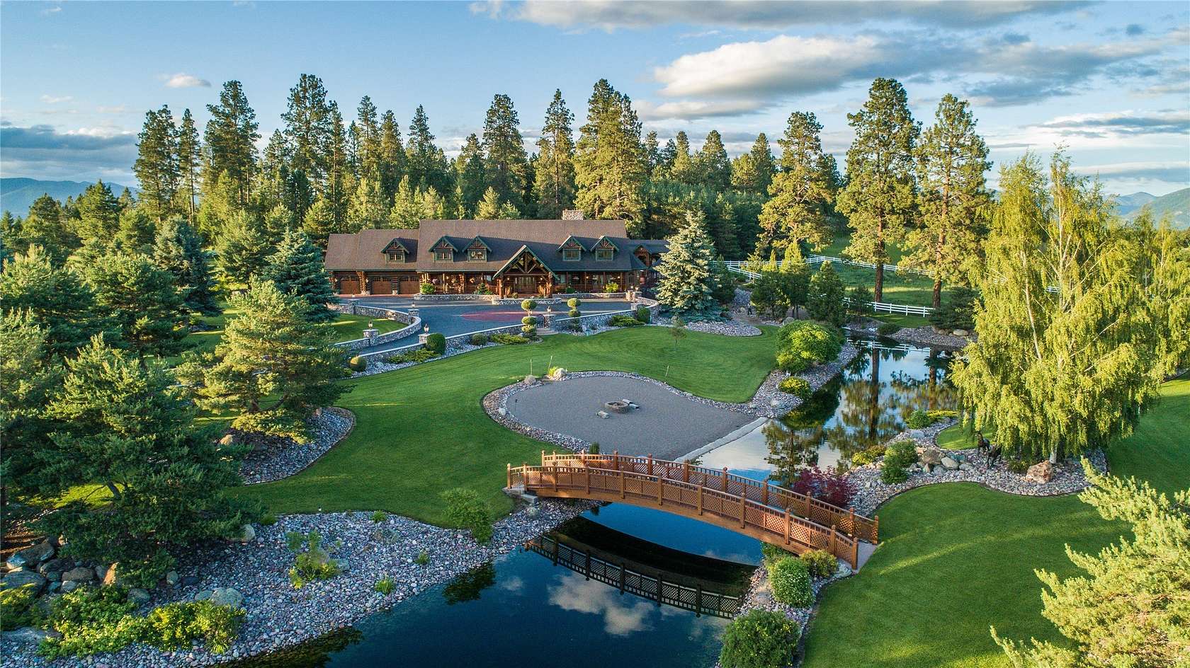 40 Acres of Land with Home for Sale in Columbia Falls, Montana