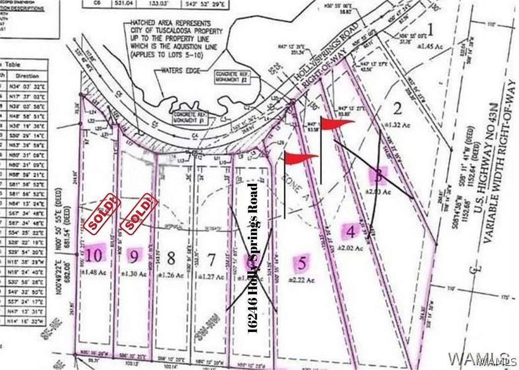 2.22 Acres of Residential Land for Sale in Northport, Alabama