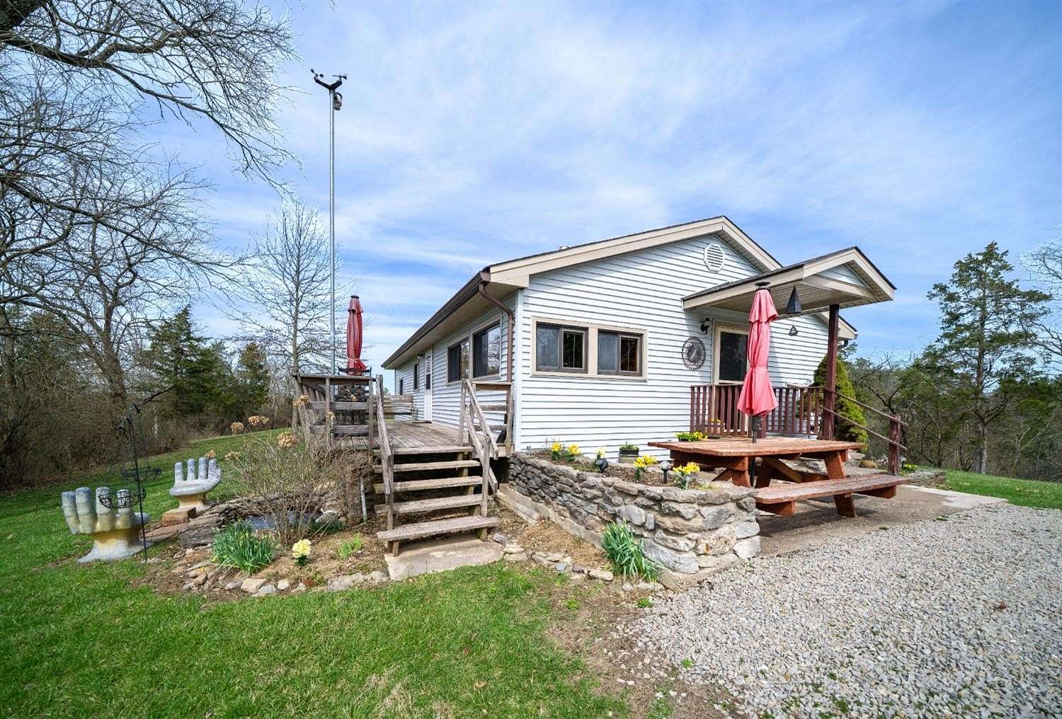 41 Acres of Land with Home for Sale in Guilford, Indiana