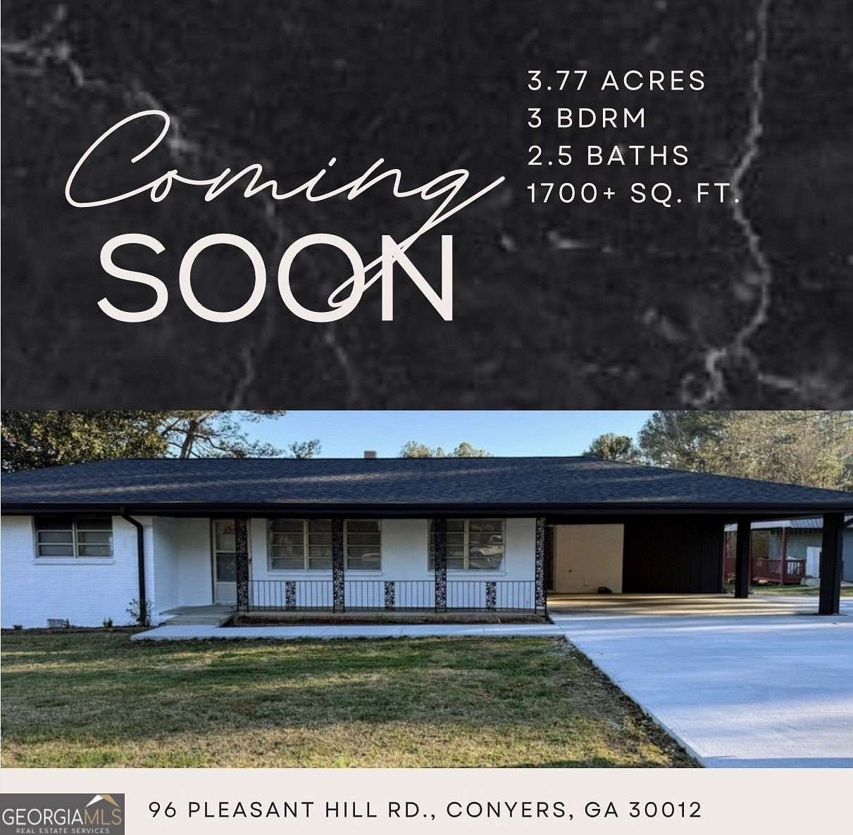 3.77 Acres of Land with Home for Sale in Conyers, Georgia