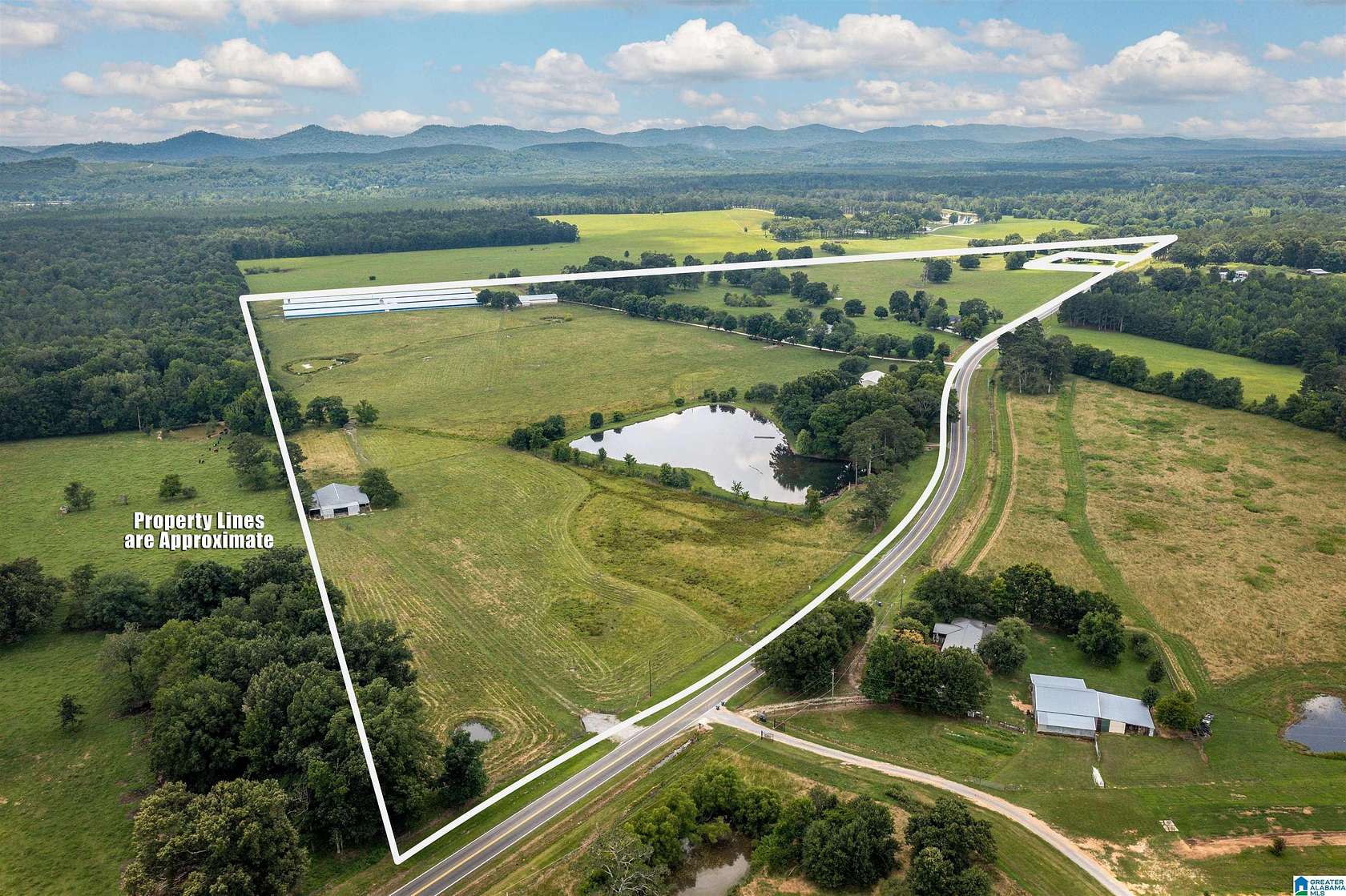 92.7 Acres of Land with Home for Sale in Ashville, Alabama