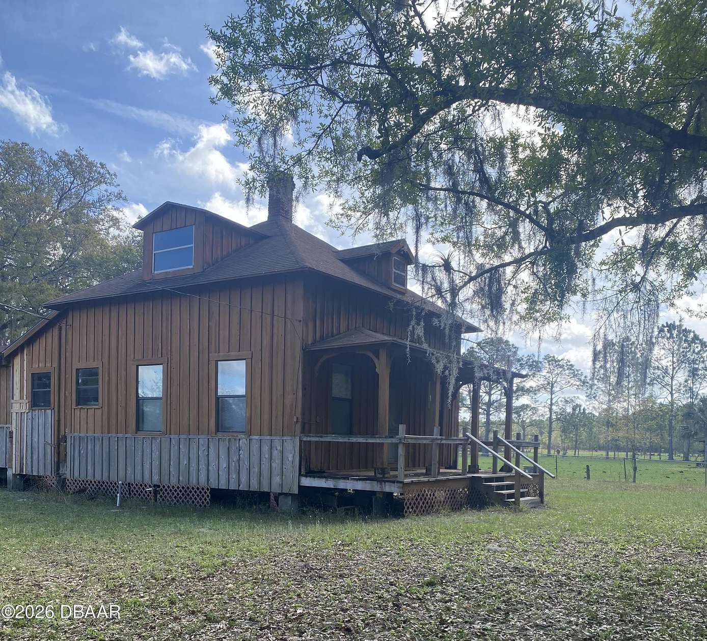 20 Acres of Land with Home for Sale in Oak Hill, Florida