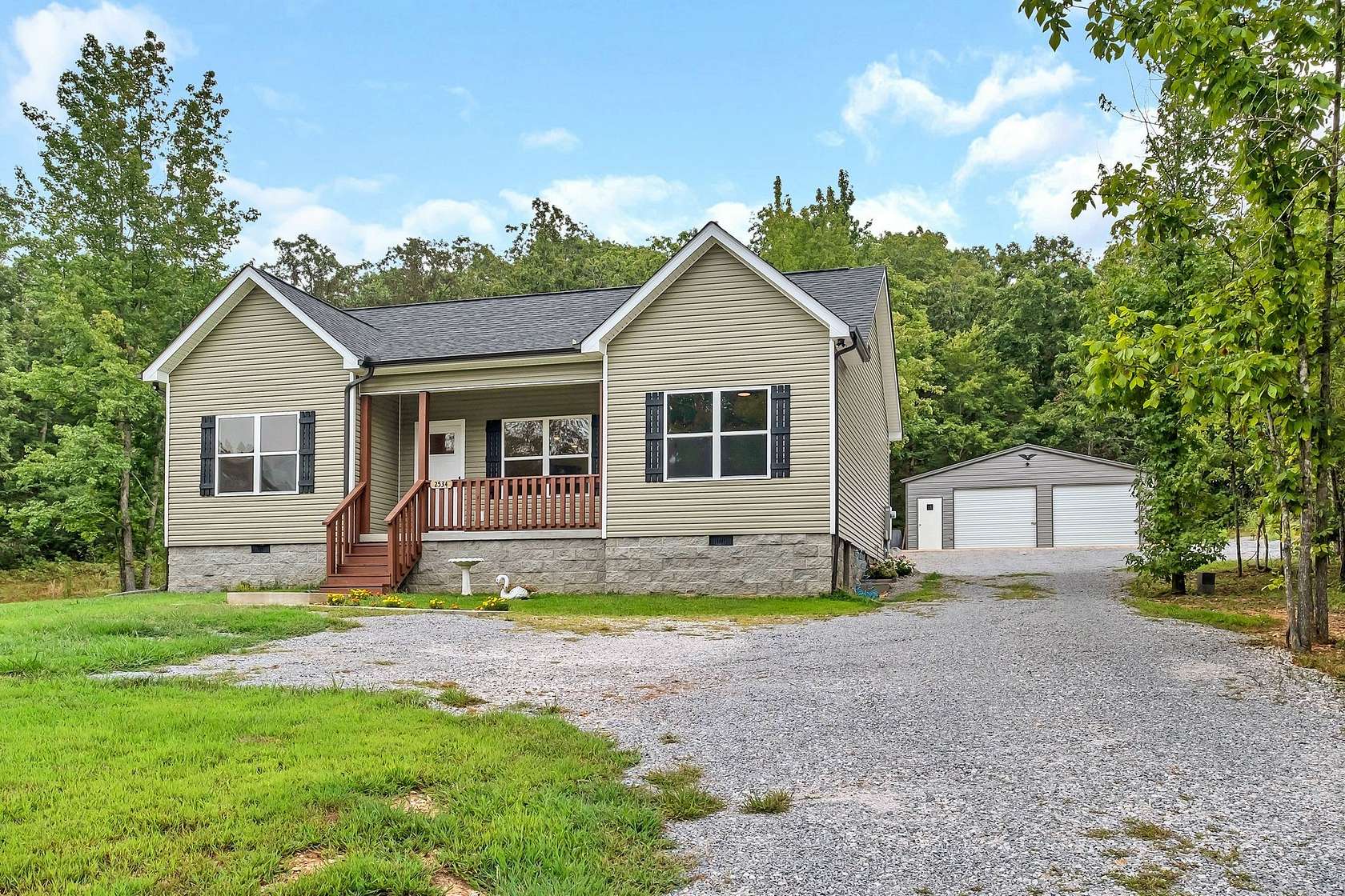 5 Acres of Land with Home for Sale in McEwen, Tennessee