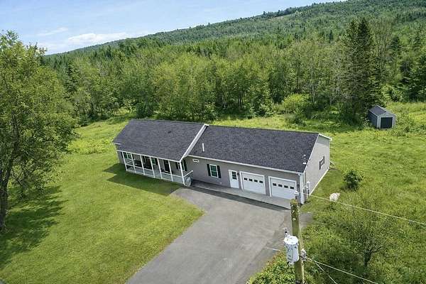 63 Acres of Recreational Land with Home for Sale in Parkman, Maine