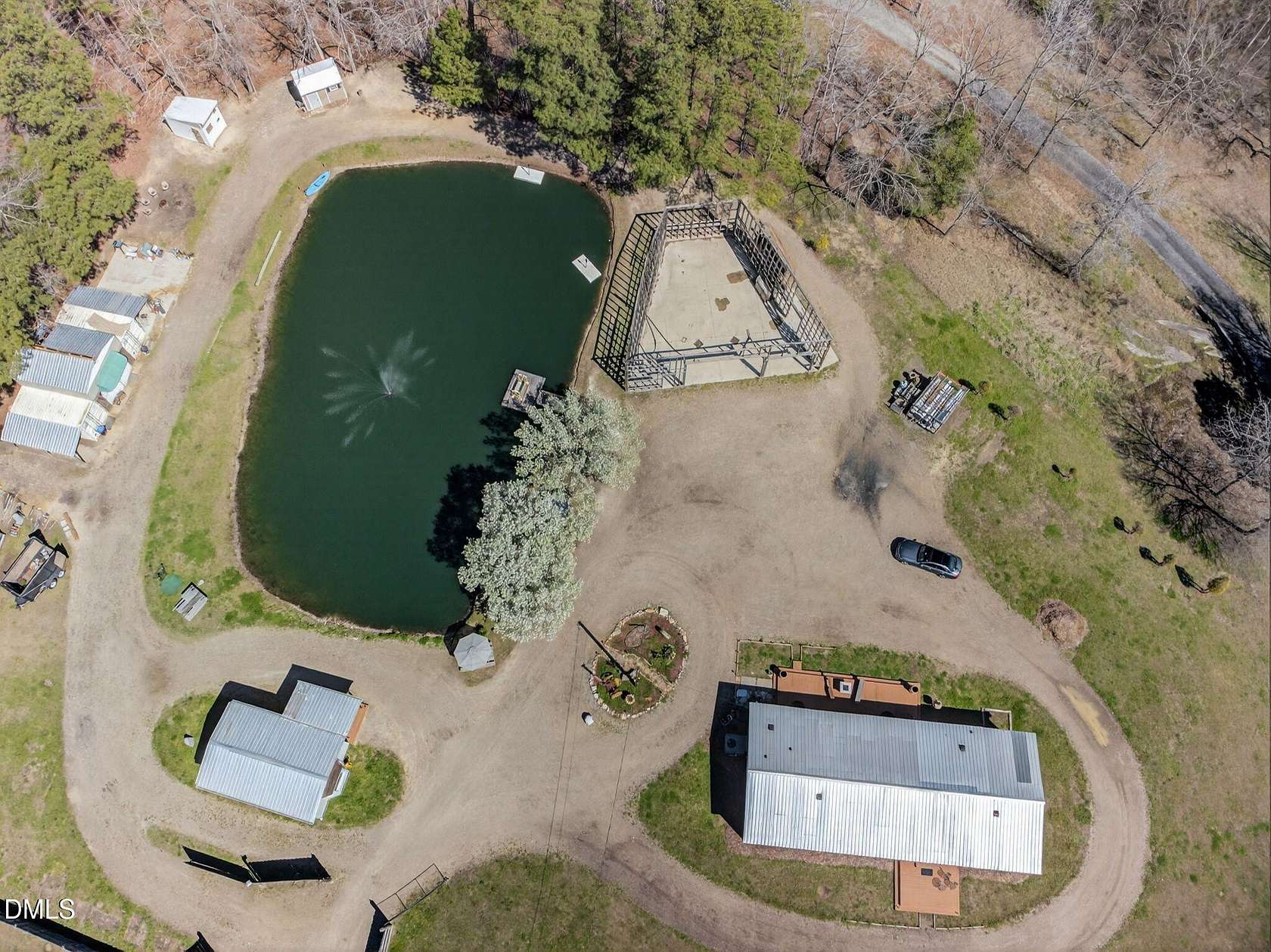 1.88 Acres of Land with Home for Sale in Fuquay-Varina, North Carolina