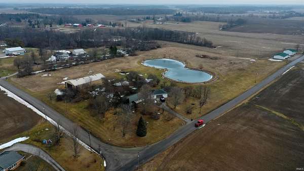 3.5 Acres of Land with Home for Auction in Churubusco, Indiana