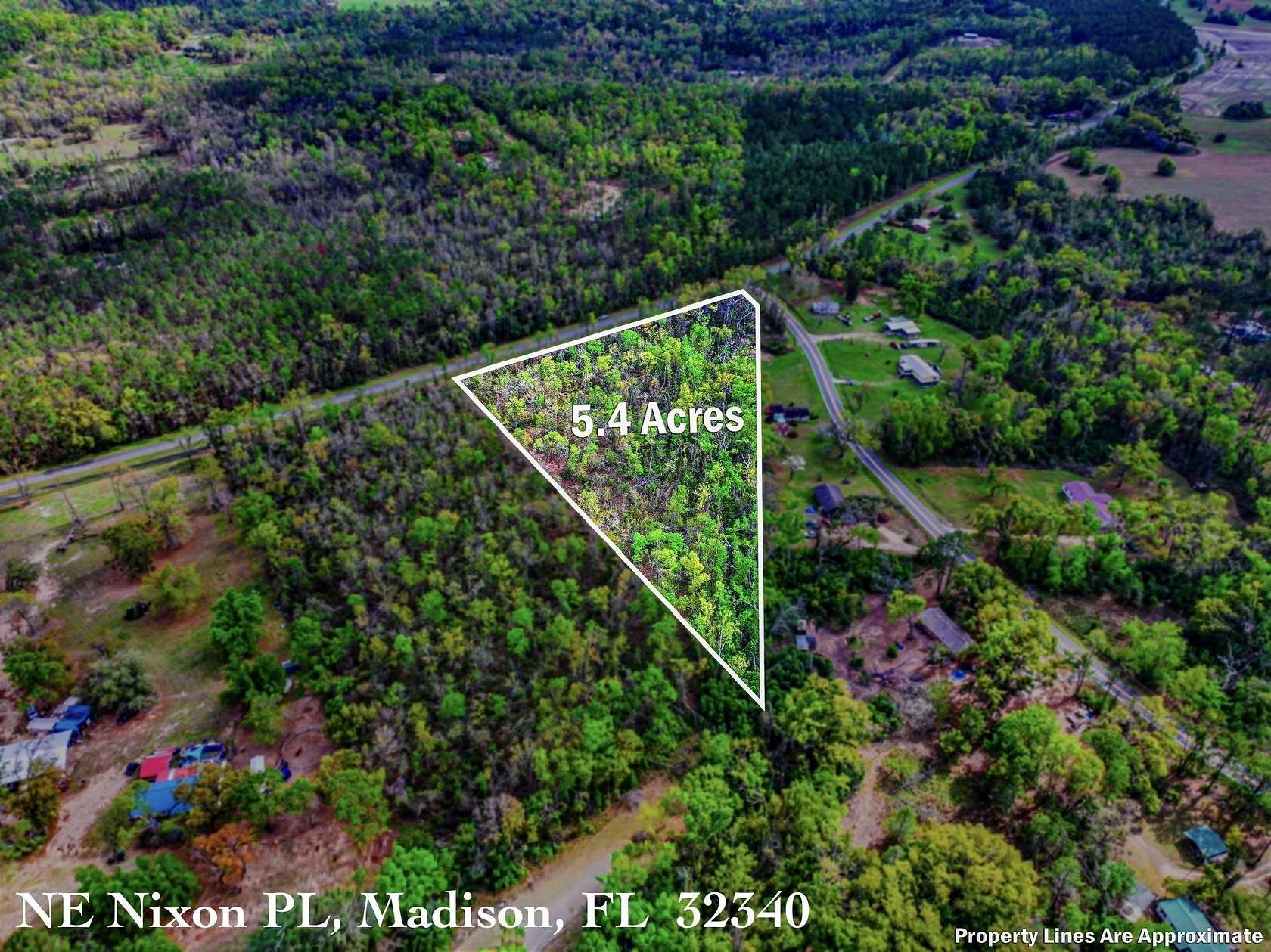 5.4 Acres of Land for Sale in Madison, Florida