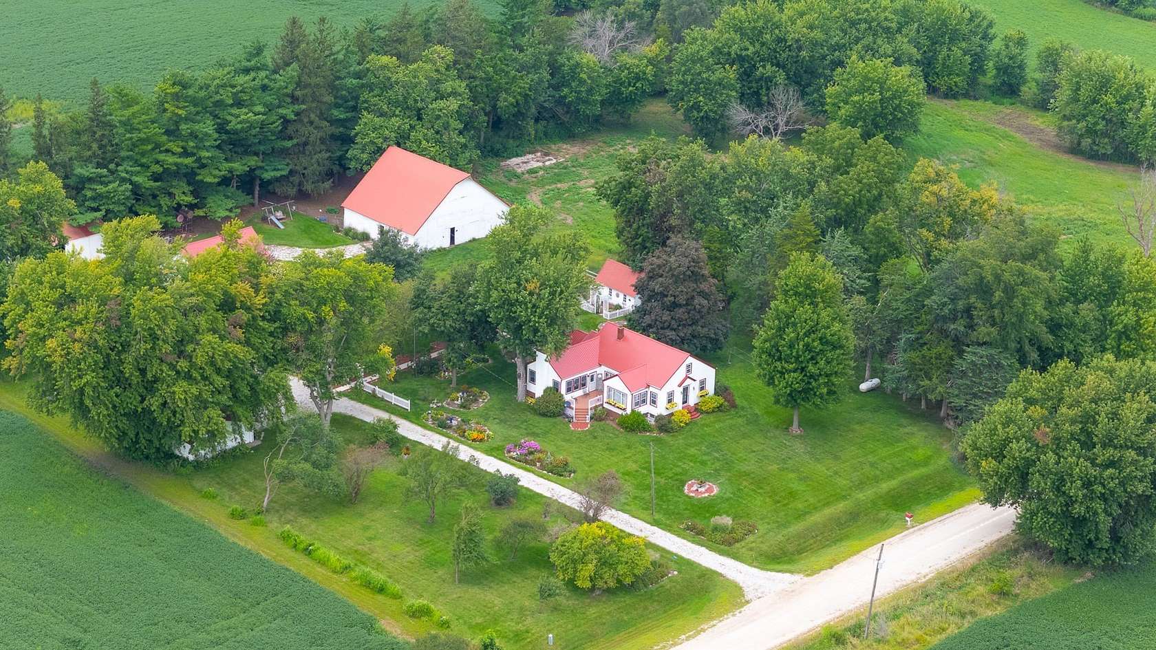 18 Acres of Land with Home for Sale in Perry, Iowa