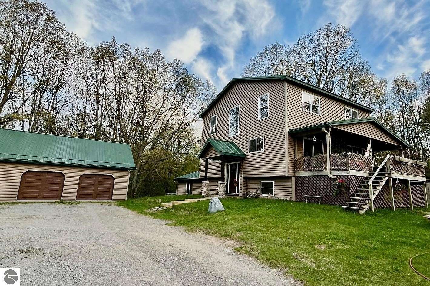 20 Acres of Recreational Land with Home for Sale in Evart, Michigan