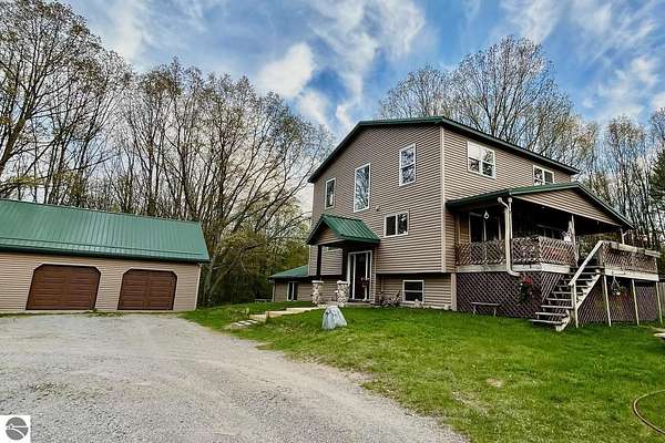 20 Acres of Recreational Land with Home for Sale in Evart, Michigan