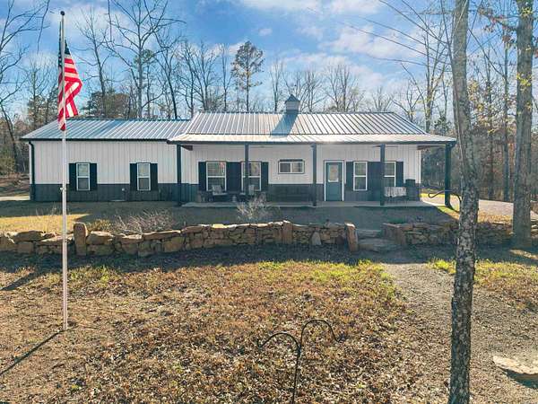 12 Acres of Land with Home for Sale in Perryville, Arkansas