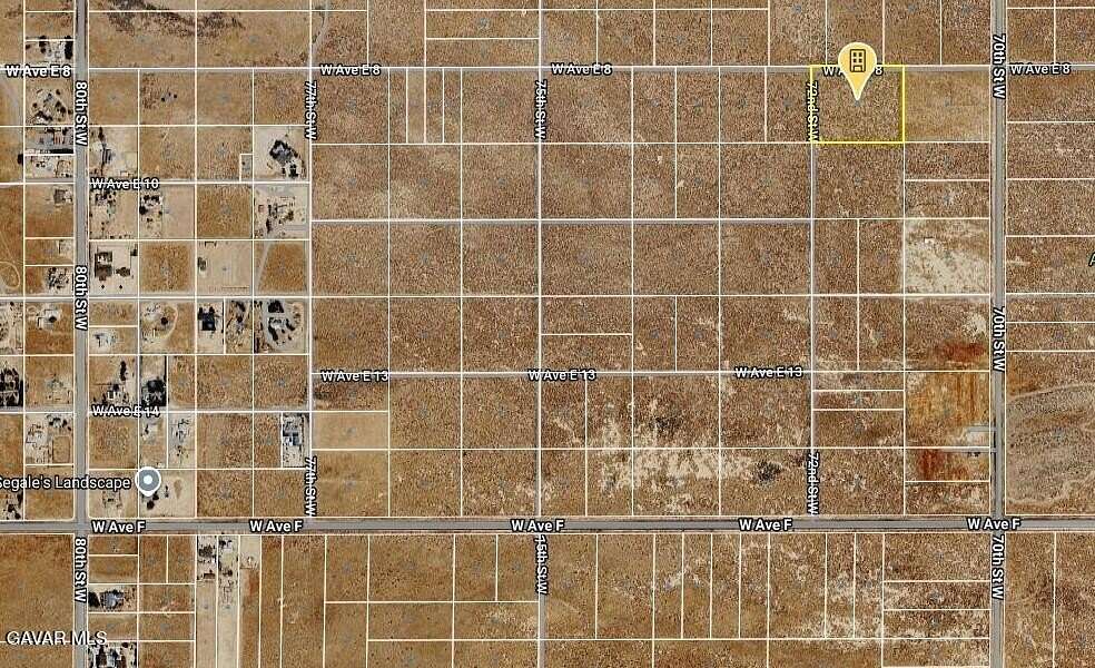 4.76 Acres of Land for Sale in Lancaster, California