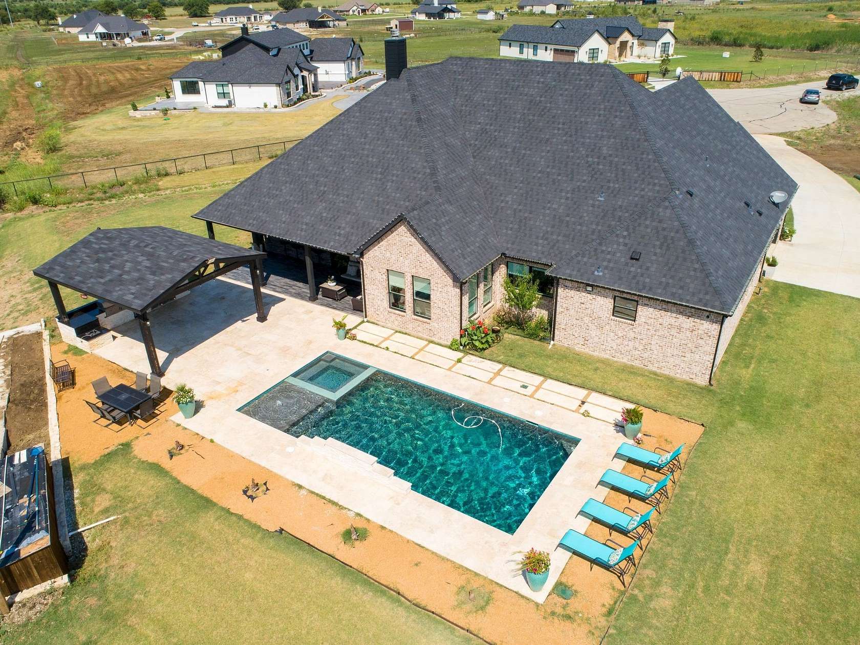 2.53 Acres of Land with Home for Sale in Krum, Texas
