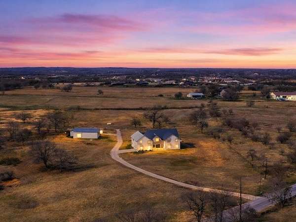 10 Acres of Land with Home for Sale in Weatherford, Texas
