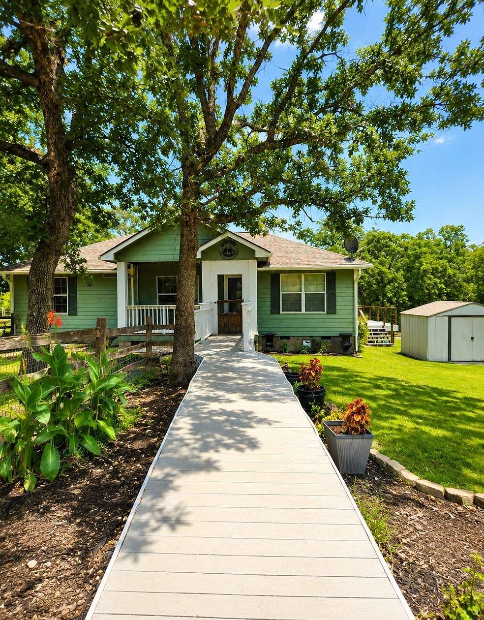 2 Acres of Land with Home for Sale in Paradise, Texas