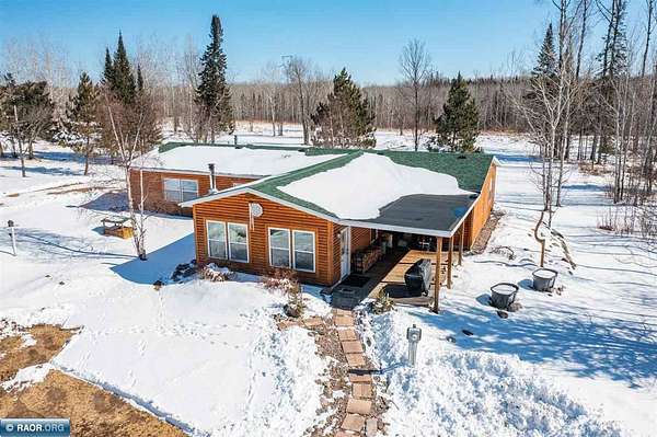 62 Acres of Recreational Land with Home for Sale in Nashwauk, Minnesota