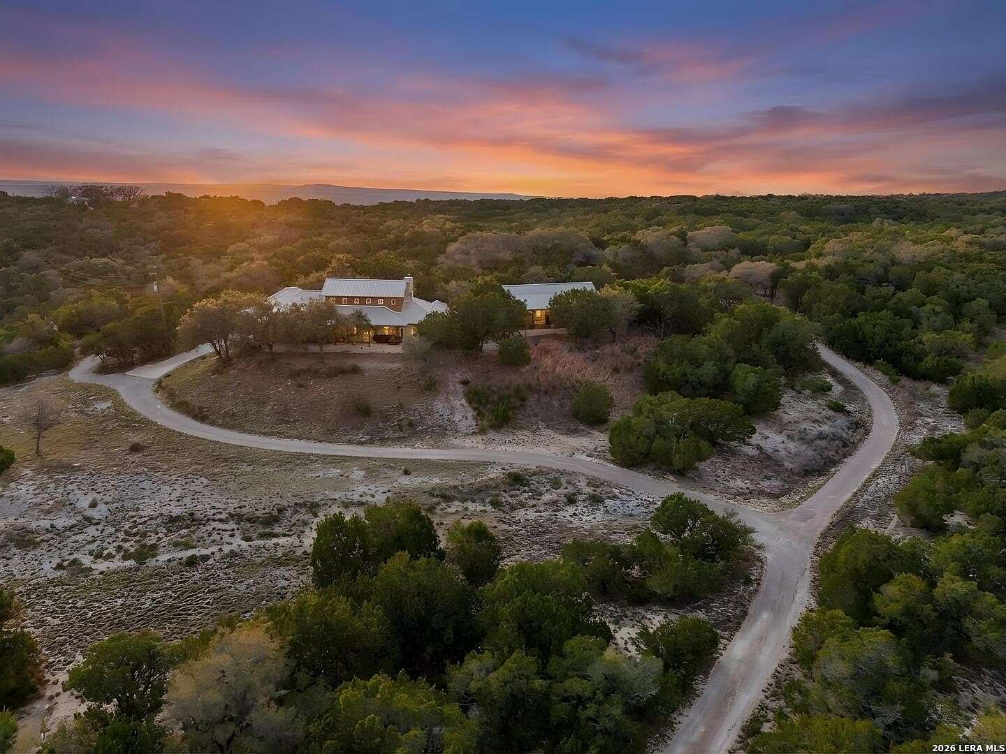 25.5 Acres of Agricultural Land with Home for Sale in Marble Falls, Texas