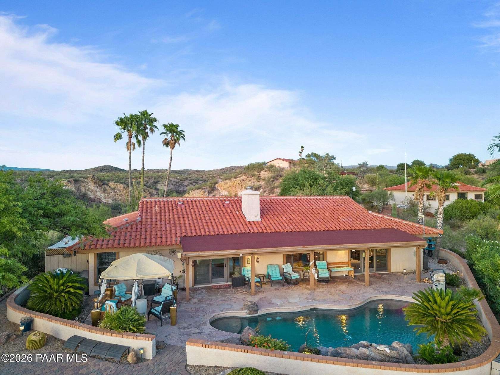 4.47 Acres of Land with Home for Sale in Wickenburg, Arizona