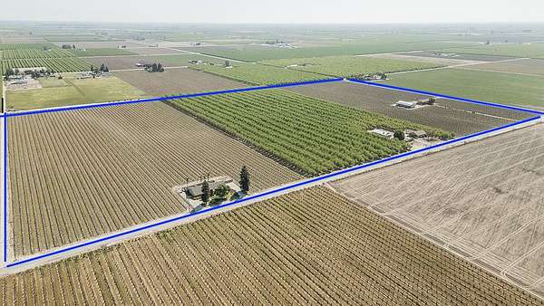 59 Acres of Land with Home for Sale in Fresno, California