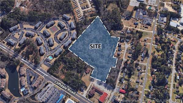 11.5 Acres of Land for Sale in Fayetteville, North Carolina