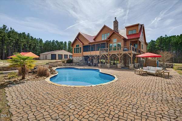 22.8 Acres of Recreational Land with Home for Sale in Graham, North Carolina