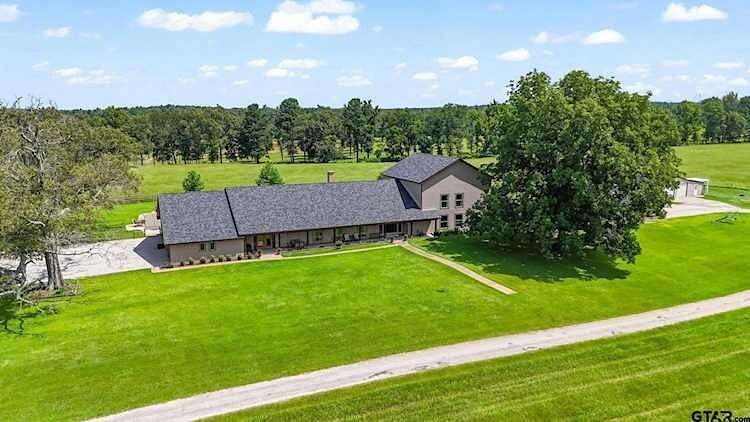 96 Acres of Land with Home for Sale in Overton, Texas