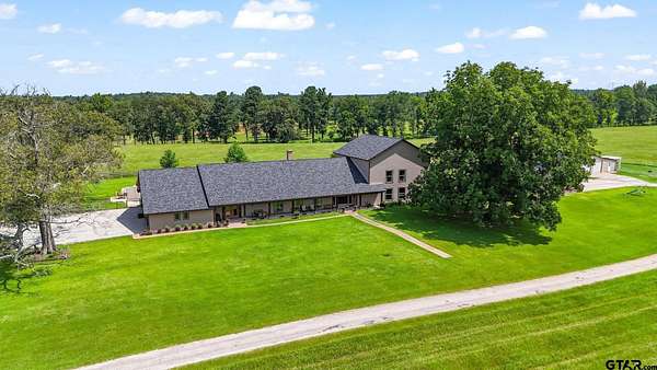 96 Acres of Land with Home for Sale in Overton, Texas
