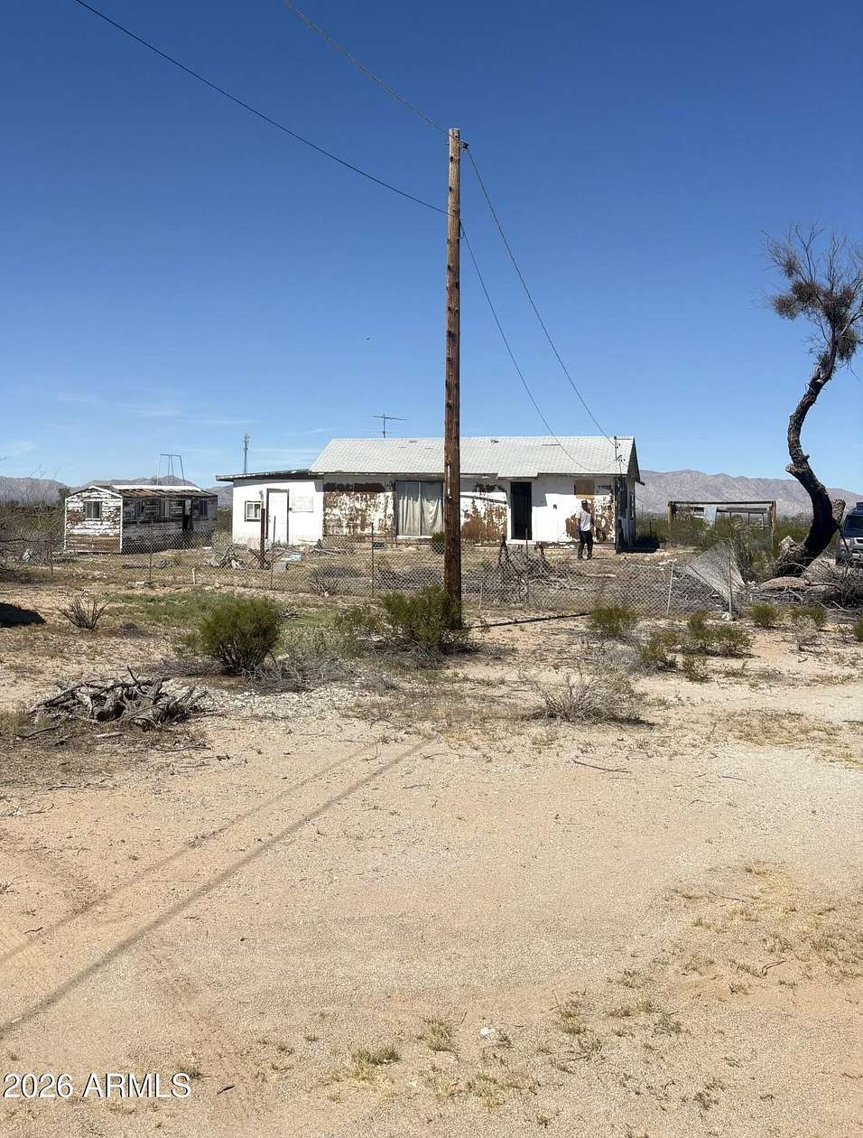19.5 Acres of Land with Home for Sale in Salome, Arizona