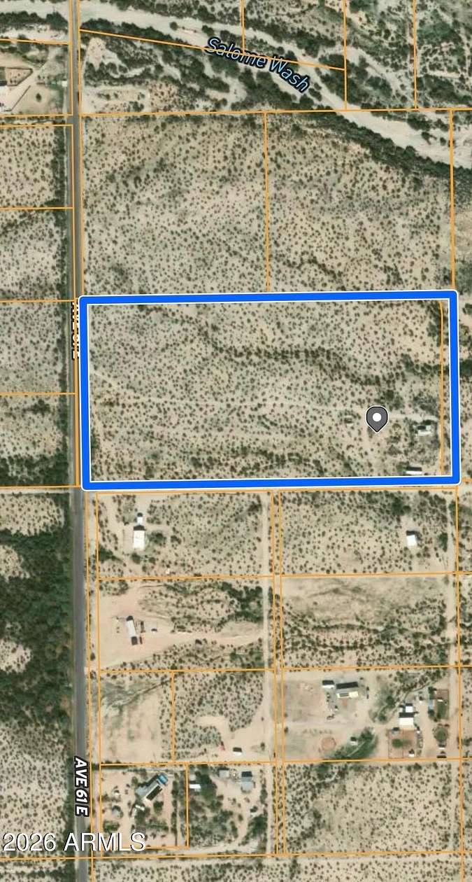 19.5 Acres of Land with Home for Sale in Salome, Arizona