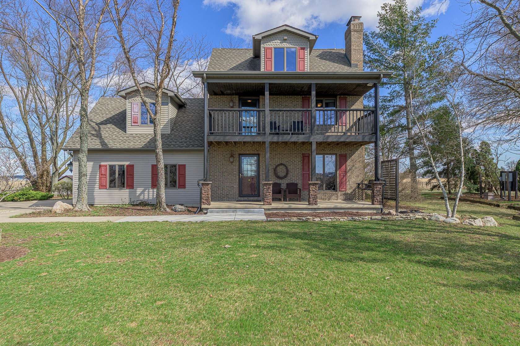 7 Acres of Land with Home for Sale in Cedar Lake, Indiana