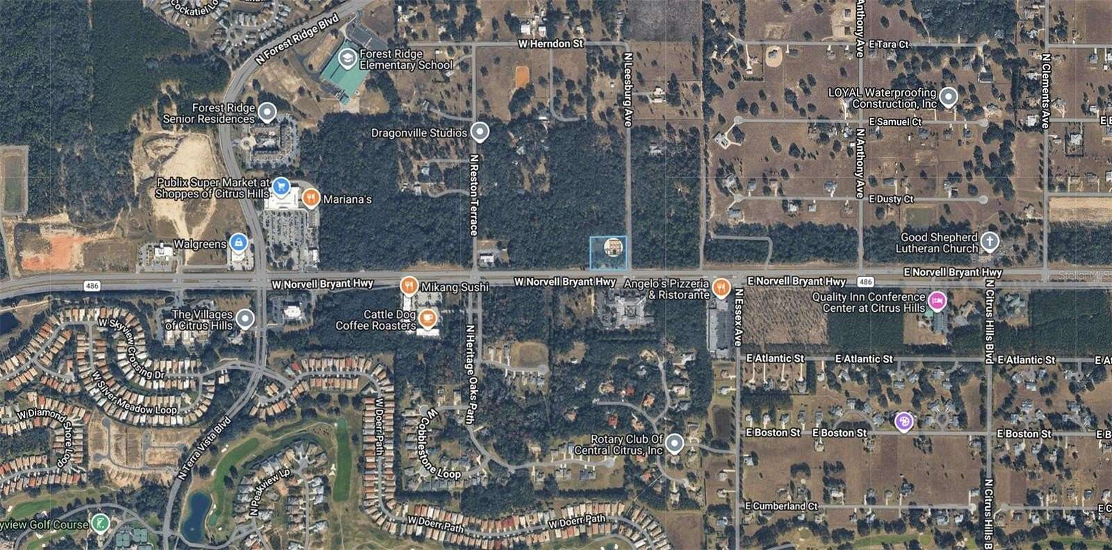 2 Acres of Improved Commercial Land for Sale in Hernando, Florida