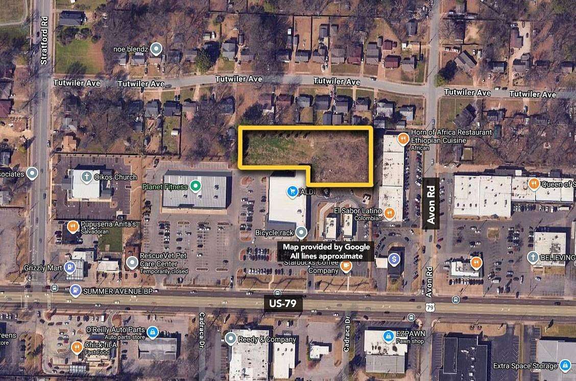 1.5 Acres of Commercial Land for Sale in Memphis, Tennessee