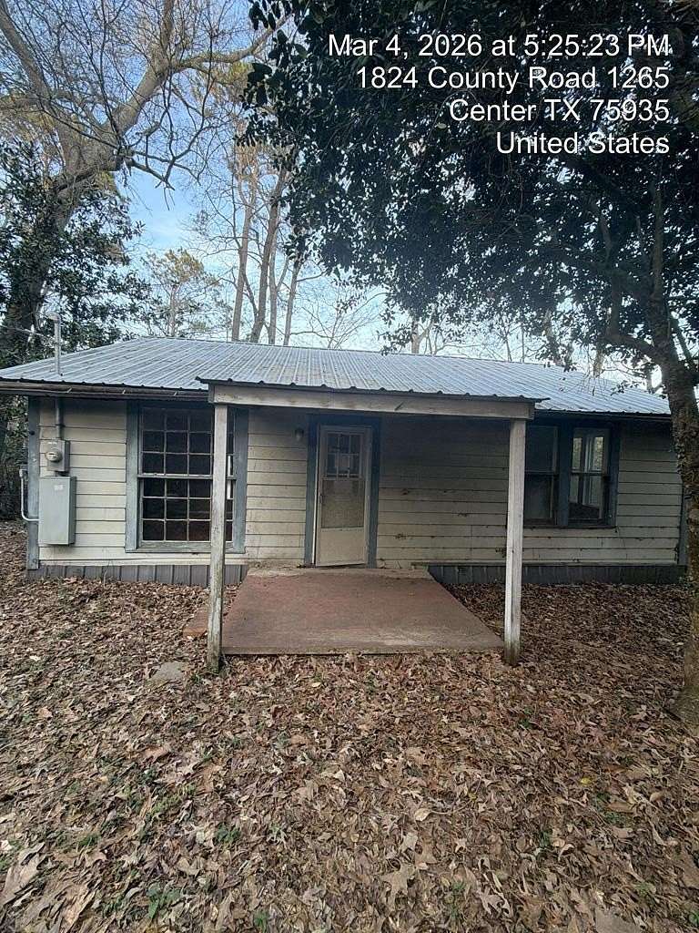 3 Acres of Land with Home for Sale in Center, Texas