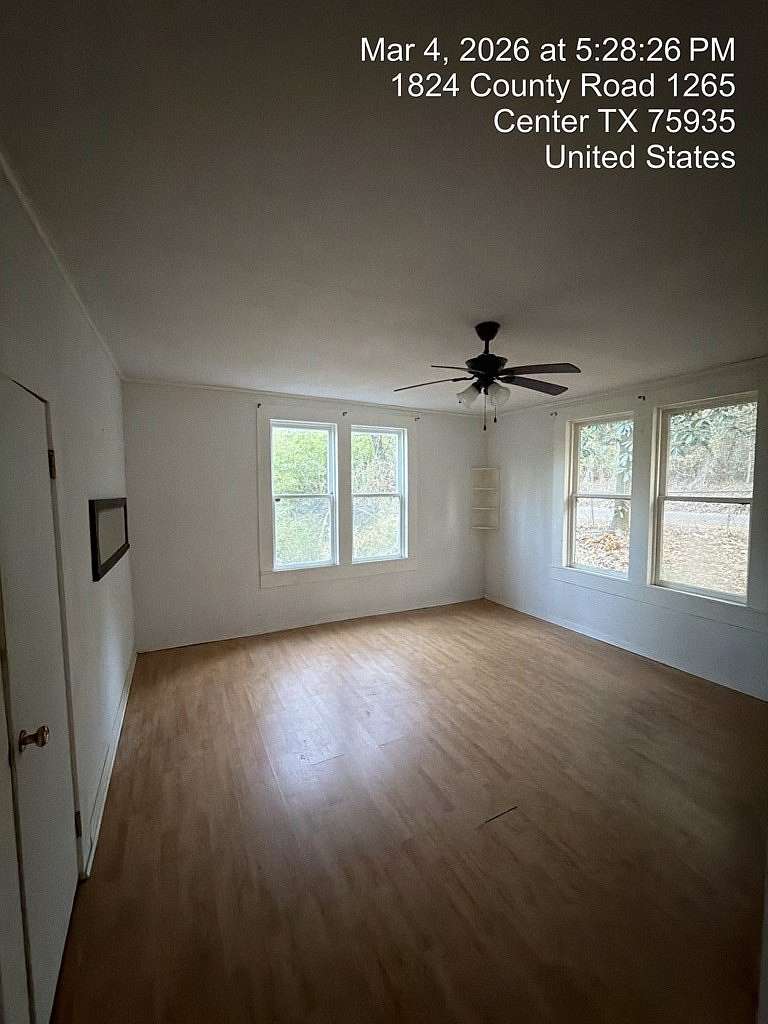 3 Acres of Land with Home for Sale in Center, Texas