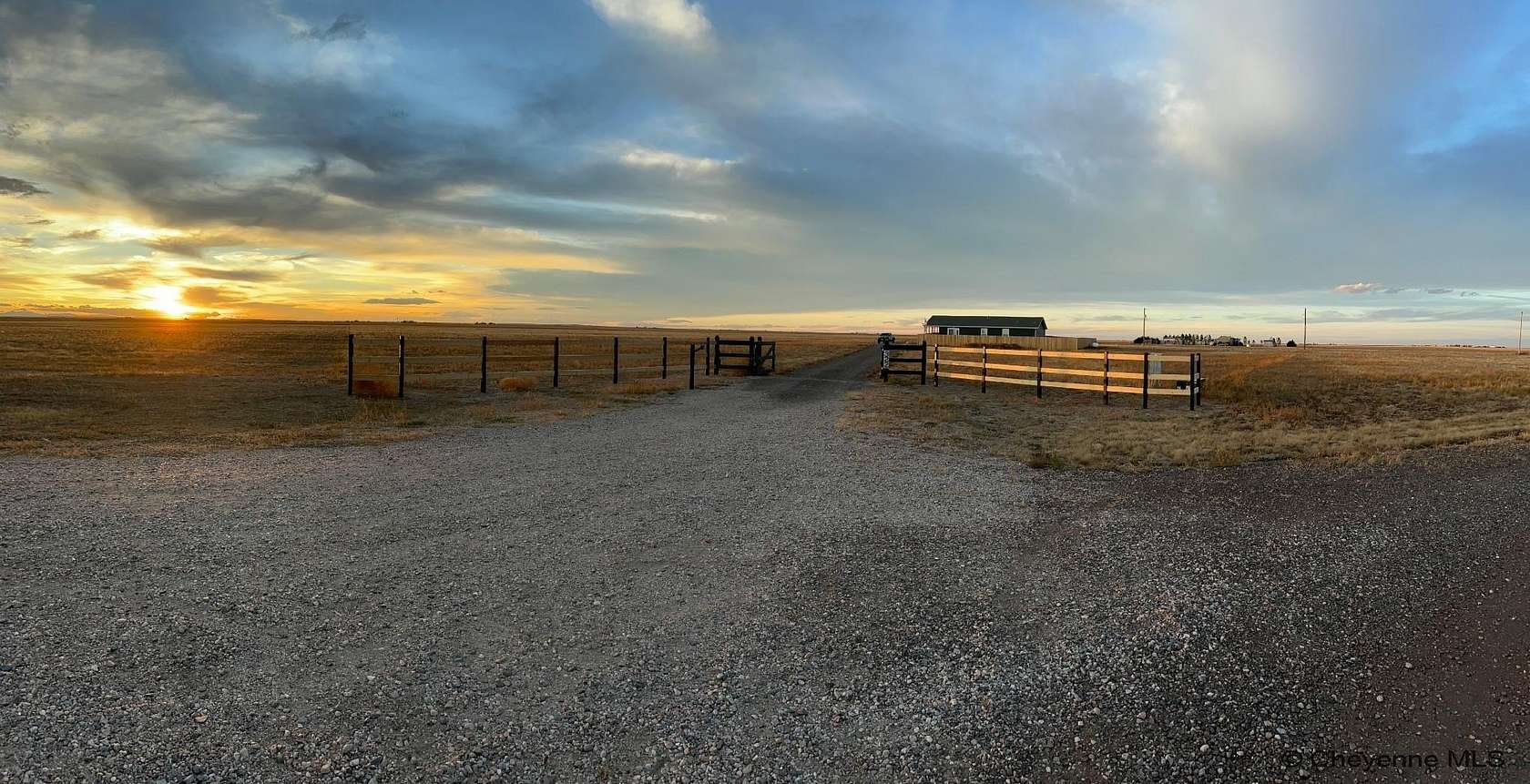 10.9 Acres of Land with Home for Sale in Carpenter, Wyoming