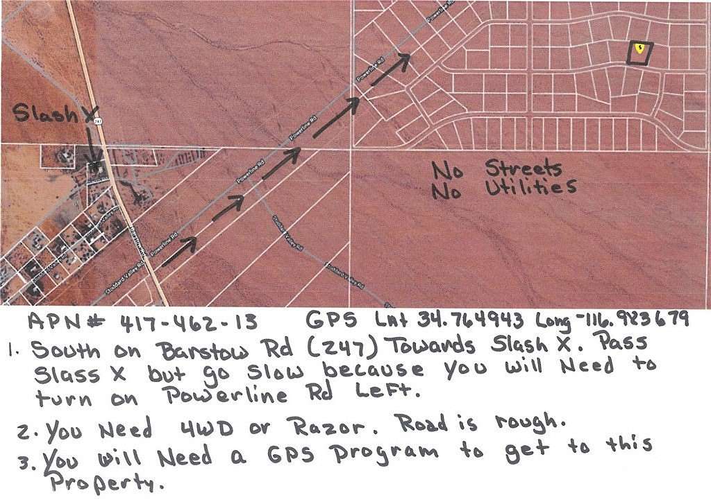 2.33 Acres of Residential Land for Sale in Barstow, California