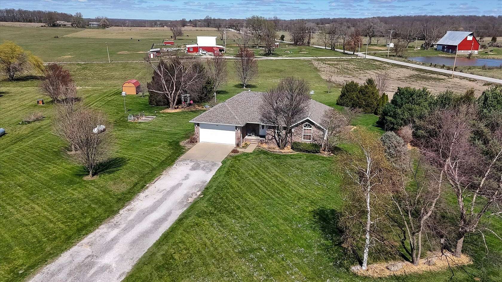 3 Acres of Land with Home for Sale in Billings, Missouri