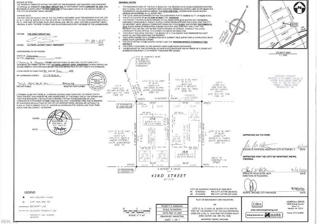 Residential Land for Sale in Newport News, Virginia