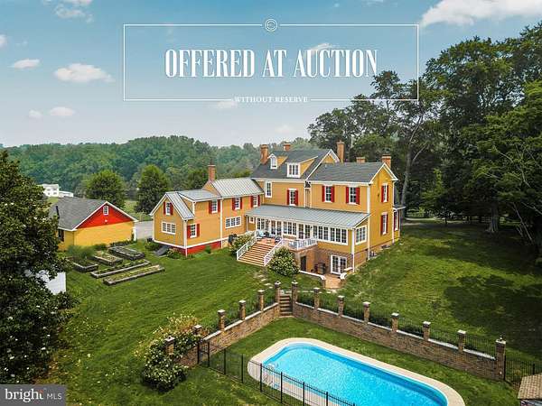 17.3 Acres of Land with Home for Auction in Brandywine, Maryland