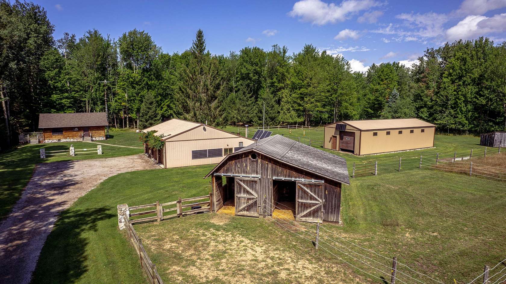 30.7 Acres of Land with Home for Sale in Hart, Michigan