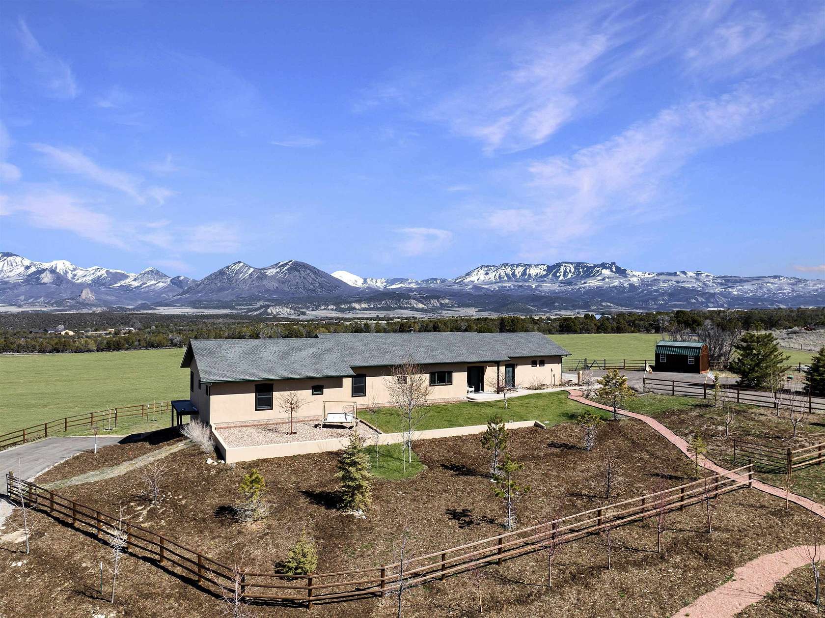 45 Acres of Agricultural Land with Home for Sale in Crawford, Colorado