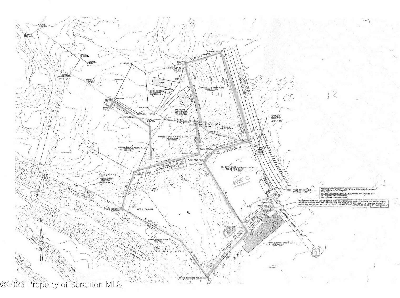 3 Acres of Commercial Land for Sale in Clarks Summit, Pennsylvania