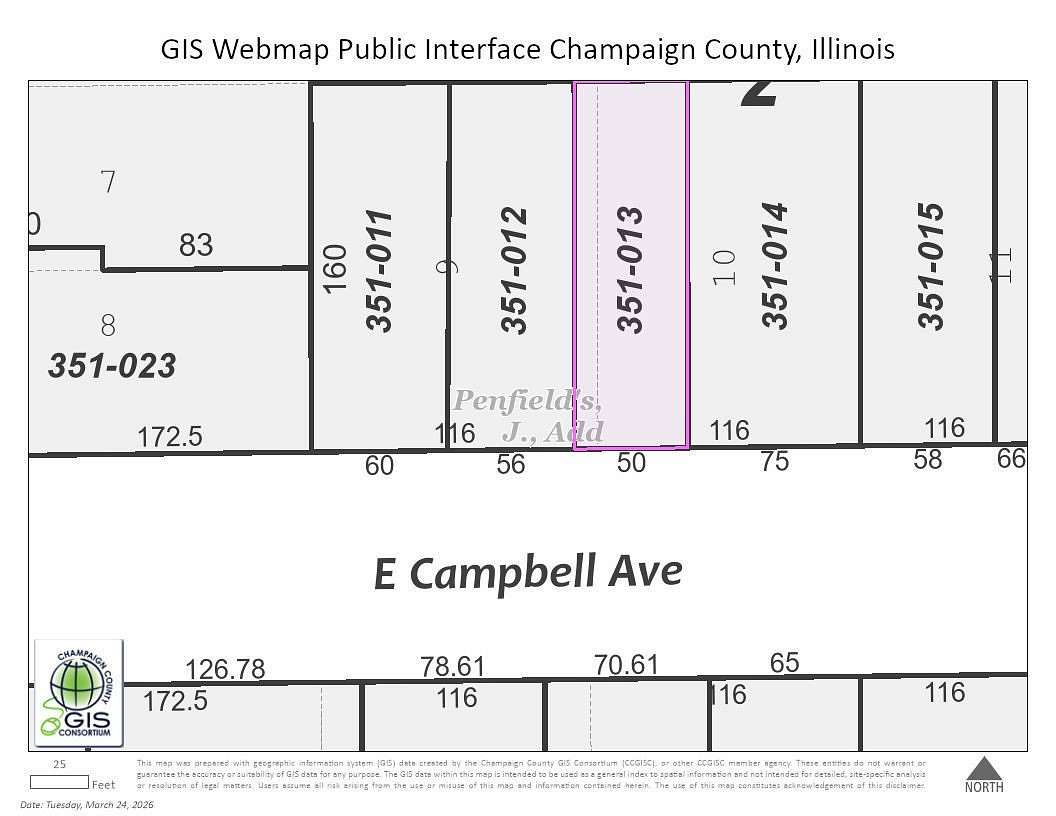 0.18 Acres of Commercial Land for Sale in Rantoul, Illinois