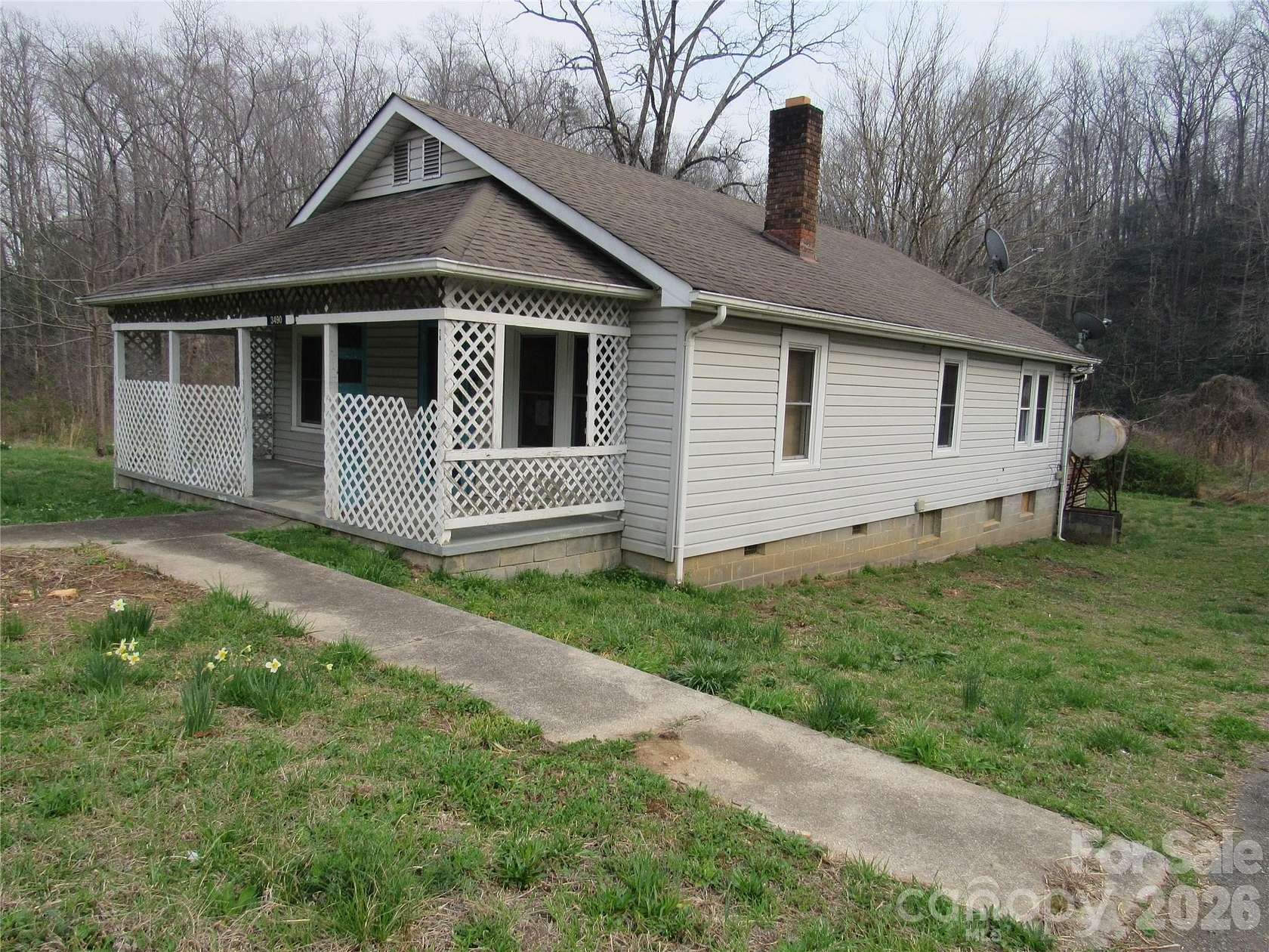 3.56 Acres of Land with Home for Sale in Marion, North Carolina