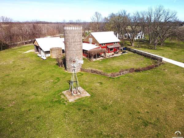 11.2 Acres of Land with Home for Sale in Lawrence, Kansas