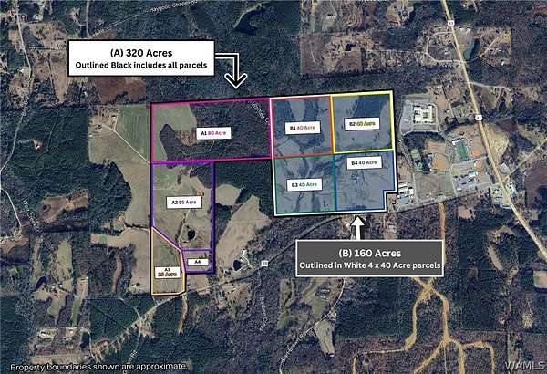 320 Acres of Land for Sale in Berry, Alabama