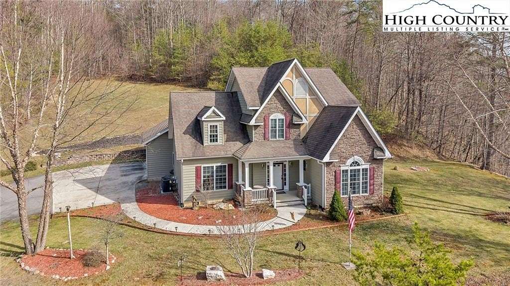 53.5 Acres of Recreational Land with Home for Sale in Lansing, North Carolina