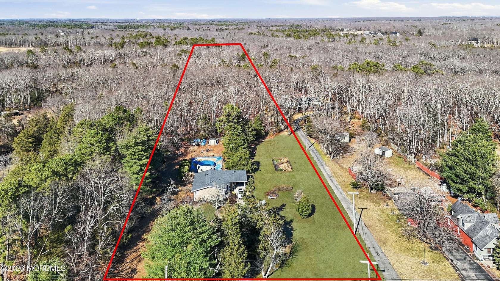 3.73 Acres of Land with Home for Sale in Jackson Township, New Jersey